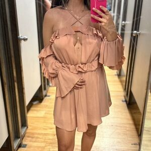 HOUSE OF LONDON mini dress flowy
